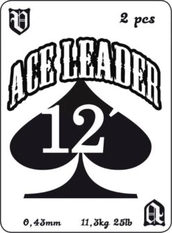 Vision ACE Tapered Leader 12ft - 2 Pieces