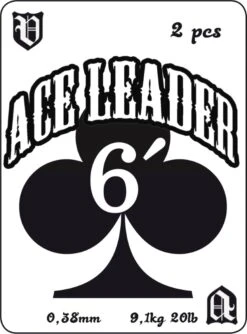 Vision ACE Tapered Leader 6ft - 2 Pieces