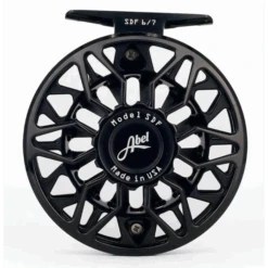 Abel SDF Black Ported #4/5 Reel -VisVang Winkel Abel SDF Black Ported 45 Reel ABEL SDFBK 45 abel sdf black 600x