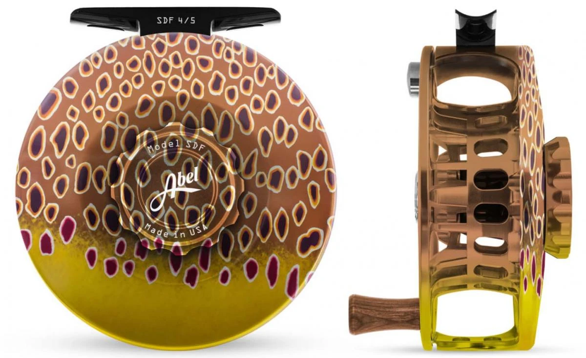 Abel SDF Solid Classic Brown Trout #4/5 Reel 1 Abel SDF Solid Classic Brown Trout #4/5 Reel