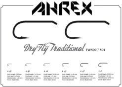 Ahrex FW500 Dry Fly Traditional -VisVang Winkel Ahrex FW500 Dry Fly Traditional AFW500 XX fw500 1 2