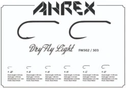 Ahrex FW502 Dry Fly Light -VisVang Winkel Ahrex FW502 Dry Fly Light AFW502 XX fw502 1 1