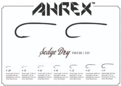 Ahrex FW531 Sedge Dry Barbless -VisVang Winkel Ahrex FW531 Sedge Dry Barbless AFW531 XX 530 531