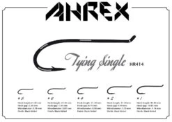 Ahrex HR Tying Single Hooks 7 Ahrex HR Tying Single Hooks -VisVang Winkel Ahrex HR Tying Single Hooks AHR414 XXX hr414 3