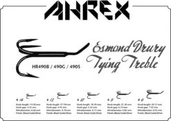 Ahrex HR490G Esmond Drury Tying Treble - Gold Finish -VisVang Winkel Ahrex HR490G Esmond Drury Tying Treble Gold Finish ahr490G XX hr 490 ed tying treble