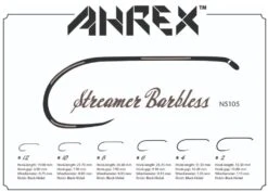 Ahrex NS105 Streamer D/E Barbless -VisVang Winkel Ahrex NS105 Streamer DE Barbless ANS105 XX asa105 1 1