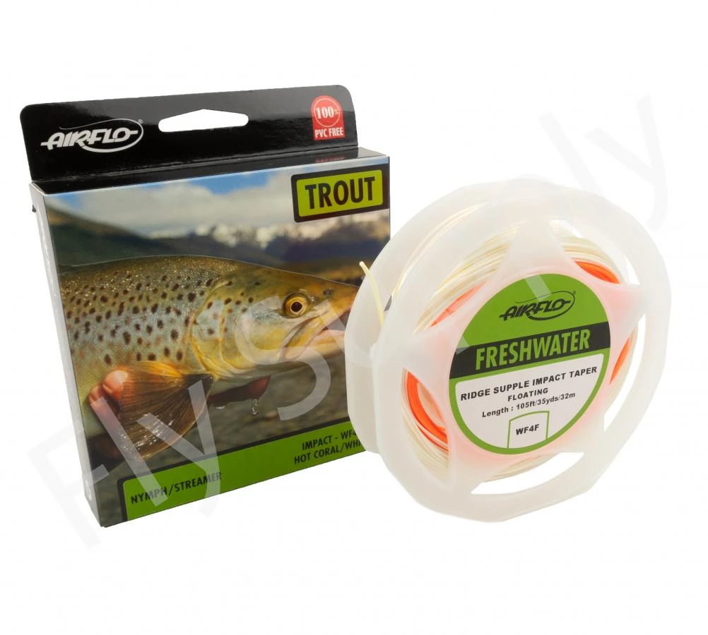 Airflo Floating WF Impact Hot Coral/White Line 2 Airflo Floating WF Impact Hot Coral/White Line - Afbeelding 2