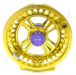Alfa Arctic Speed Fly Reel Honey Yellow -VisVang Winkel Alfa Arctic Speed Fly Reel Honey Yellow ALFA SPEEDHONYEL XXX dsc04306