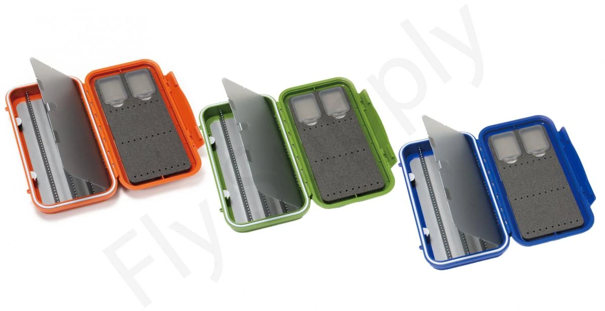 C&F Large 3-Row Waterproof Tube Fly Case CF-3404V With 4 Compartments 1 C&F Large 3-Row Waterproof Tube Fly Case CF-3404V With 4 Compartments