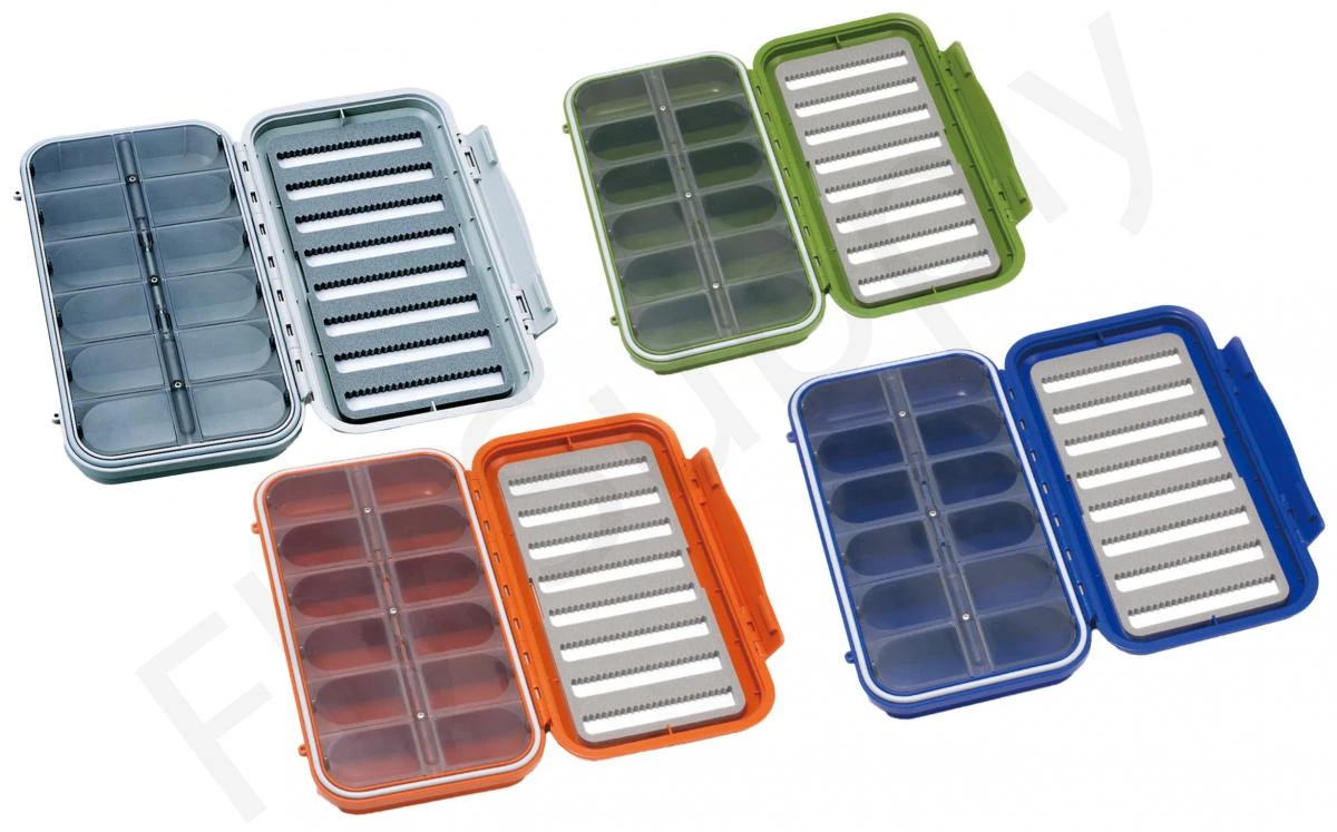 C&F Large 8-Row Waterproof CF-3308 Fly Case With 12 Compartments 1 C&F Large 8-Row Waterproof CF-3308 Fly Case With 12 Compartments