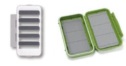 C&F Large Waterproof Fly Case With Slit Foam Olive Loaded - CFA-3505