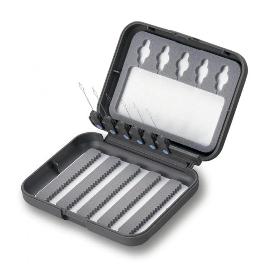 C&F Small 5-Row Fly Case With Standard Threaders - CF-101 1 C&F Small 5-Row Fly Case With Standard Threaders - CF-101