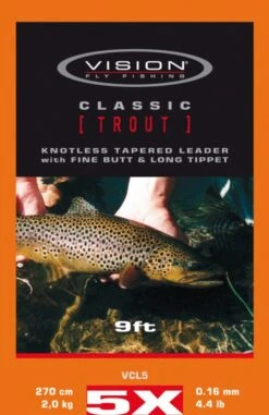 Vision Classic Trout 9ft Leader