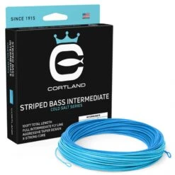 Cortland Cold Salt Striped Bass Fly Line -VisVang Winkel Cortland Cold Salt Striped Bass Fly Line CORTCOLDSALTLINE XXX 1stripedbassintermediate coldsaltseries cortland boxline 1100x
