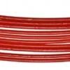 Eumer Plastic Tubing Hard Red 1 Meter
