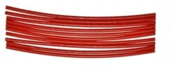 Eumer Plastic Tubing Hard Red 1 Meter