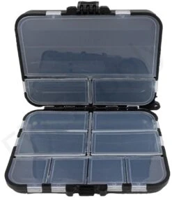 Euro Flies Double Compartment Box -VisVang Winkel Euro Flies Double Compartment Box EF DOUBLEBOX12COMP dsc04255 bewerkt