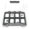 Euro Flies Slim Medium 8 Compartment Waterproof Fly Box