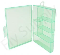 Fly Box Dry Flies 6 Compartments -VisVang Winkel Fly Box Dry Flies 6 Compartments TACKLEBOX12 dsc01074 bewerkt