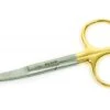 Fly Scene Gold Plated Hair Scissor Curved