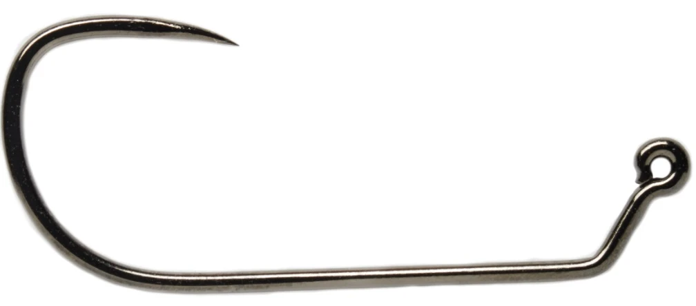 Fulling Mill Jig Force Long Barbless Black Nickel Hooks 50pc 1 Fulling Mill Jig Force Long Barbless Black Nickel Hooks 50pc