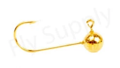 Jig Hooks With Integrated Jig Bead Gold 10pc