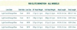 RIO Elite Bonefish Floating Fly Line Sand/Orange/Blue -VisVang Winkel RIO Elite Bonefish Floating Fly Line SandOrangeBlue 12 9341 XX elite bonefish bone 4