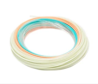 RIO Elite Flats Pro Floating/Intermediate Stealth Tip Fly Line Clear/Aqua/Orange/Light Sand 2 RIO Elite Flats Pro Floating/Intermediate Stealth Tip Fly Line Clear/Aqua/Orange/Light Sand - Afbeelding 2