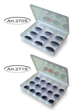 Stonfo Magnetic 15 Compartments Clear Box