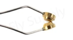 Tiemco Standard Ceramic Bobbin Holder Bent -VisVang Winkel Tiemco Standard Ceramic Bobbin Holder Bent TMC CBSBT tmc cbsbt close up