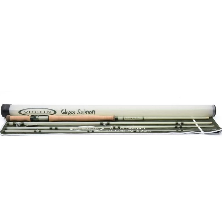 Vision Glass Salmon Fly Rod 4pc 1 Vision Glass Salmon Fly Rod 4pc