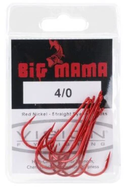 Vision Big Mama Hook Red 10 Pc
