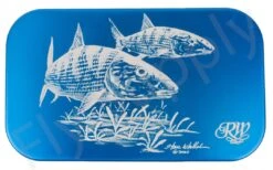 Wheatley Ripple Large Blue Bonefish Aluminium Fly Box