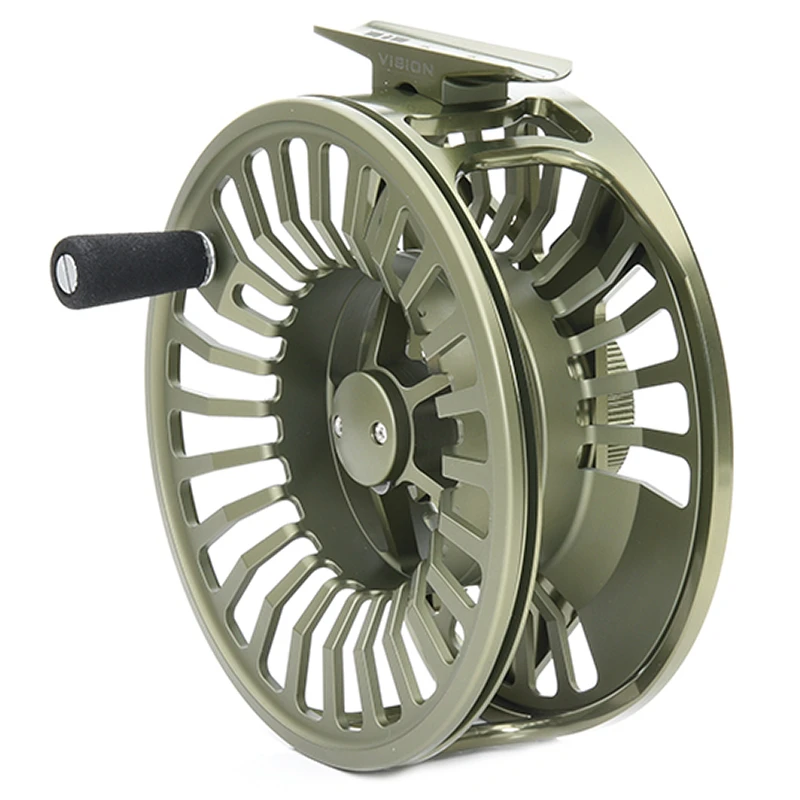 Vision XLV Olive Fly Reel 3 Vision XLV Olive Fly Reel - Afbeelding 3