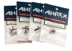 Ahrex HR440 Tube Double Hooks -VisVang Winkel ahrex20hr44020tube20double20 20black20nickel20finish20 20group20picture20 20all20sizes