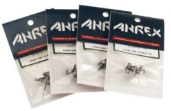 Ahrex HR450 Tube Treble Hooks -VisVang Winkel ahrex20hr45020tube20treble20 20black20nickel20finish20 20group20picture20 20all20sizes