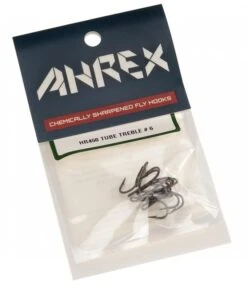 Ahrex HR450 Tube Treble Hooks -VisVang Winkel ahrex20hr45020tube20treble20 20black20nickel20finish20 20single20package