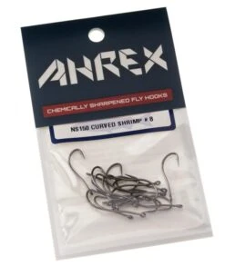 Ahrex NS150 Curved Shrimp Hooks -VisVang Winkel ahrex20ns15020curved20shrimp20 20single20package
