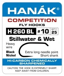 Hanak Stillwater & Wet H 260 BL Hooks 25 Pc