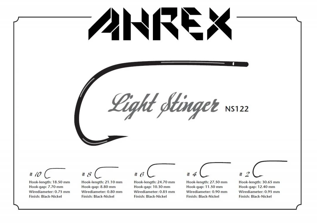 Ahrex NS122 Light Stinger Hooks 2 Ahrex NS122 Light Stinger Hooks - Afbeelding 2
