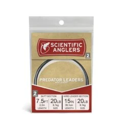 Scientific Anglers Predator 7.5ft AR Tapered Leader 2 Pack